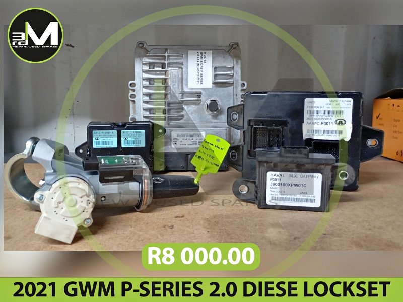 2021 GWM P SERIES 2.0 DIESEL LOCKSET  MV0744