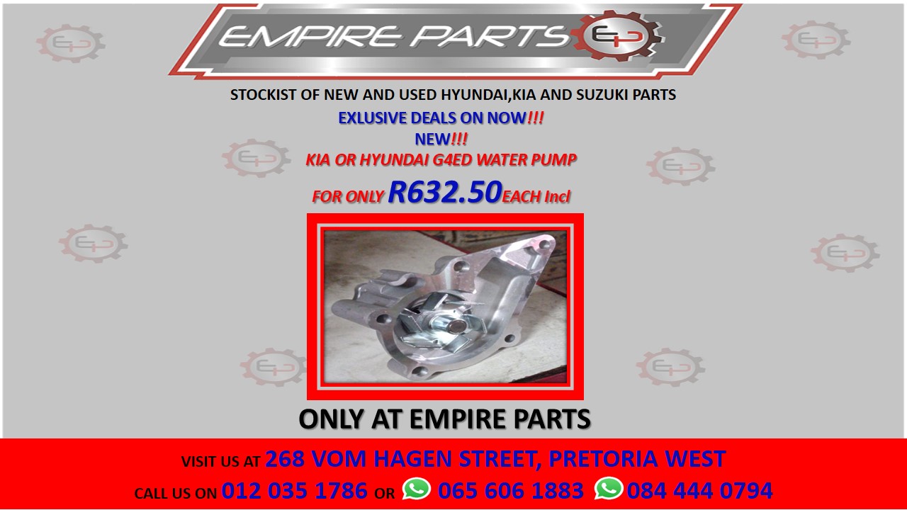 KIA OR HYUNDAI G4ED WATER PUMP - Private Seller KIA OR HYUNDAI G4ED WATER PUMP - Private Seller