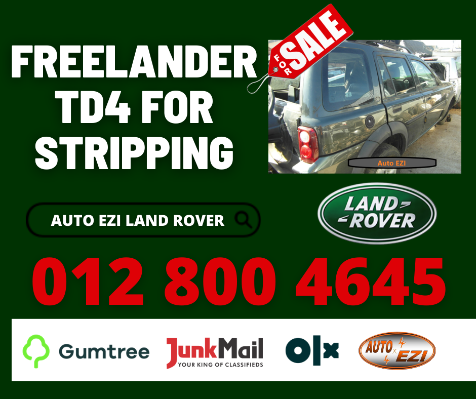 Land Rover Freelander TD4 for Stripping Land Rover Freelander TD4 for Stripping
