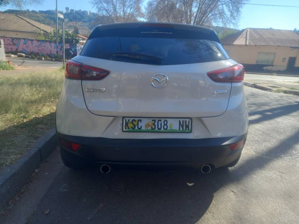 2018 MAZDA CX3 SKYACTIVE TEC 2.0 PETROL, AUTOMATIC, WHITE, 78000KM. SPARE KEY