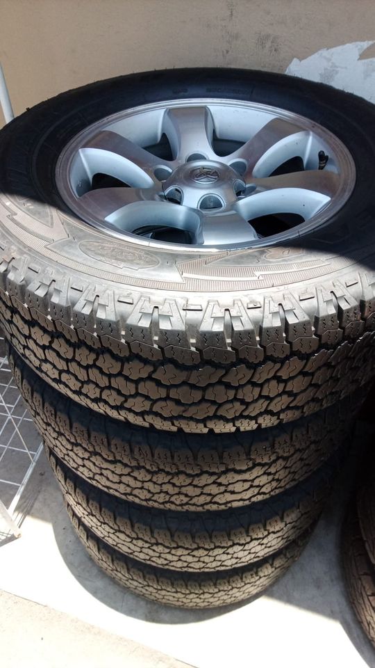 17" Toyota Prado mags with used tyres set - Private Seller 17" Toyota Prado mags with used tyres set - Private Seller