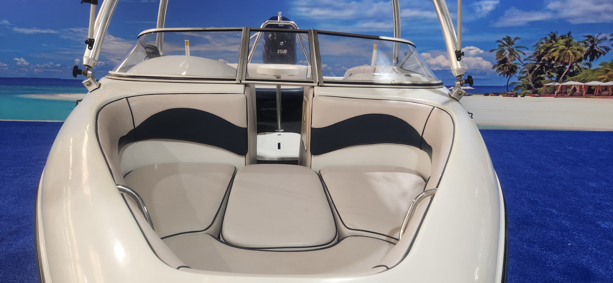 SUNDOWNER 190 ON TRAILER 150 HP SUZUKI 4 STROKE
