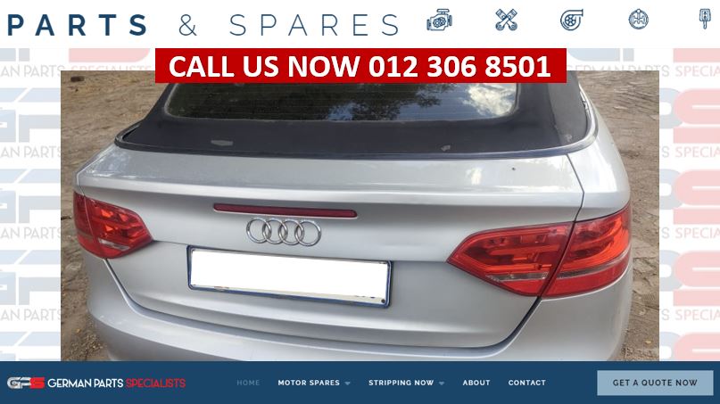 AUDI A3 CONVERTIBLE USED BOOT LID FOR SALE - Private Seller AUDI A3 CONVERTIBLE USED BOOT LID FOR SALE - Private Seller