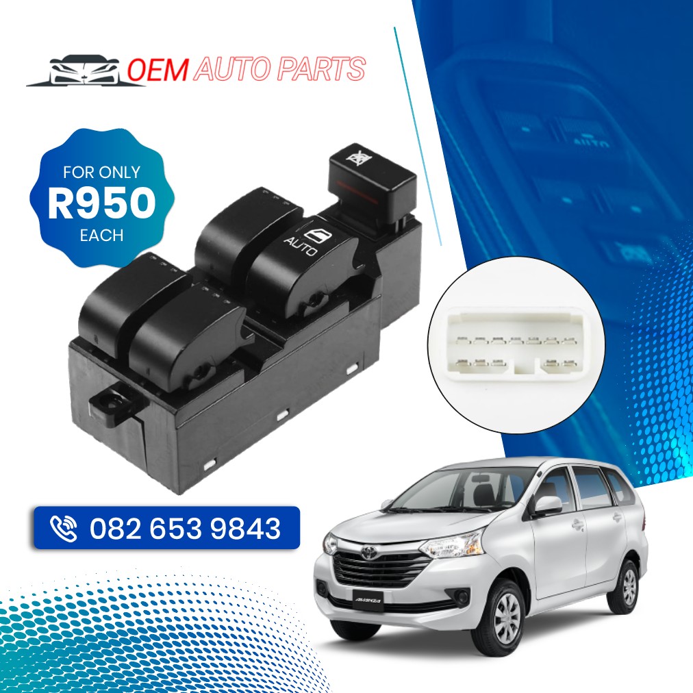 Toyota Collora Avanza Front Right Power Window Switch - Private Seller