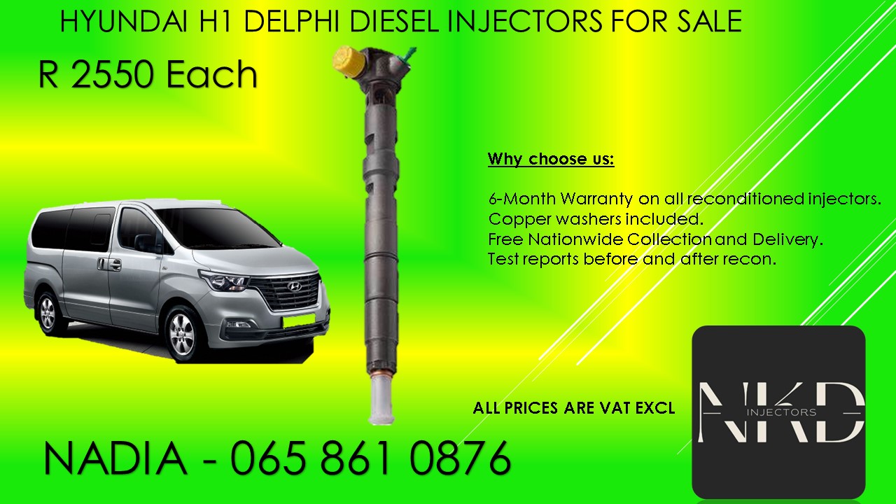 Hyundai H1 2.5 Delphi diesel injectors for sale on service exchange or recon. - Private Seller Hyundai H1 2.5 Delphi diesel injectors for sale on service exchange or recon. - Private Seller