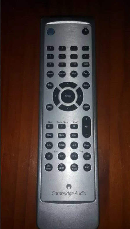 Cambridge Audio remote control for DVD player AS NEW Cambridge Audio remote control for DVD player AS NEW