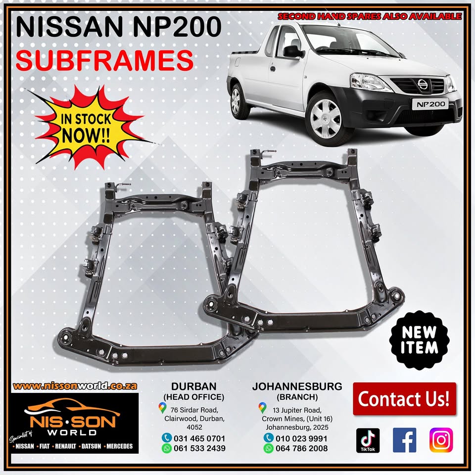 NISSAN NP200 SUBFRAMES - Private Seller NISSAN NP200 SUBFRAMES - Private Seller