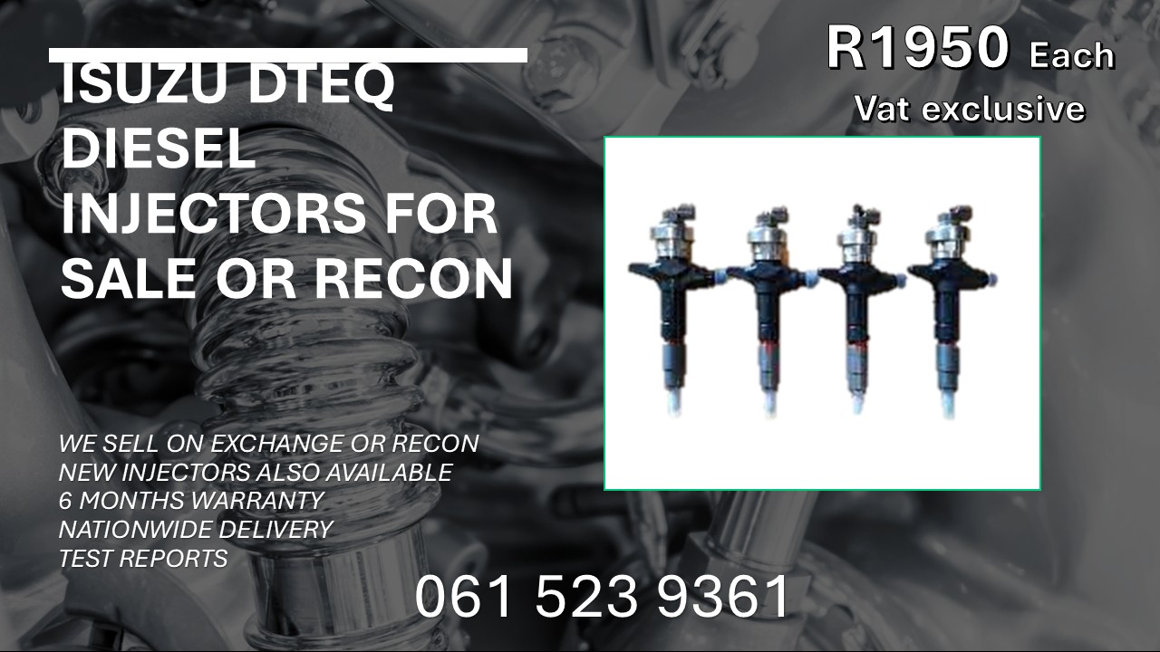 ISUZU DTEQ KB250 DIESEL INJECTORS FOR SALE WITH TEST REPORTS - Private Seller ISUZU DTEQ KB250 DIESEL INJECTORS FOR SALE WITH TEST REPORTS - Private Seller