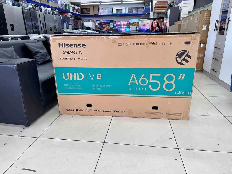 Brand new Hisense 58 inch smart 4k ultrs hd TV is on special