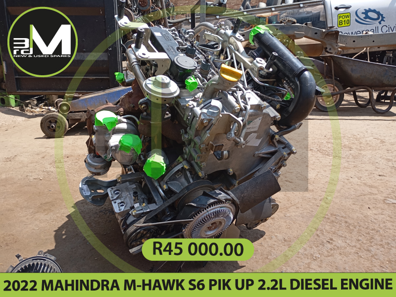 2022 MAHINDRA M HAWK S6 PIK UP 2.2L DIESEL ENGINE MV0775 | Junk Mail ...