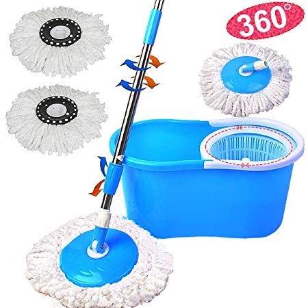 360° Rotating Mop With Bucket
