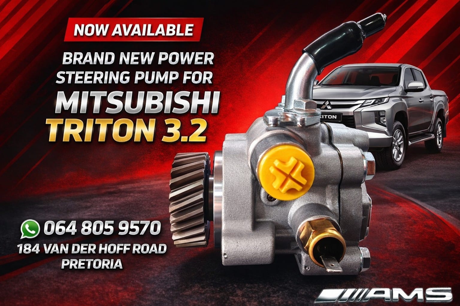 NEW Triton 3.2 Power Steering Pump - Private Seller NEW Triton 3.2 Power Steering Pump - Private Seller