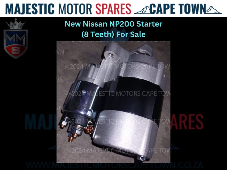 Nissan NP200 Starter (8 Teeth) For Sale - Private Seller Nissan NP200 Starter (8 Teeth) For Sale - Private Seller