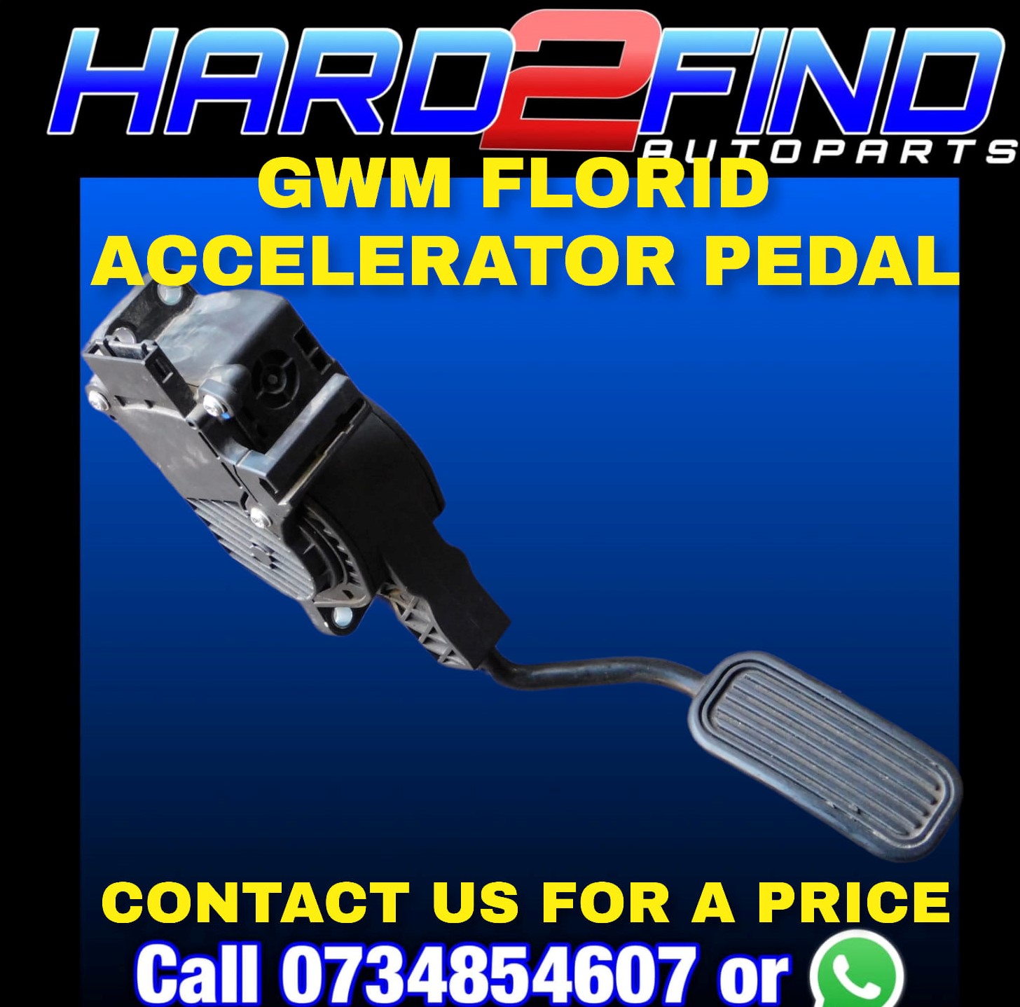 GWM FLORID ACCELERATOR PEDAL FOR SALE - Private Seller GWM FLORID ACCELERATOR PEDAL FOR SALE - Private Seller