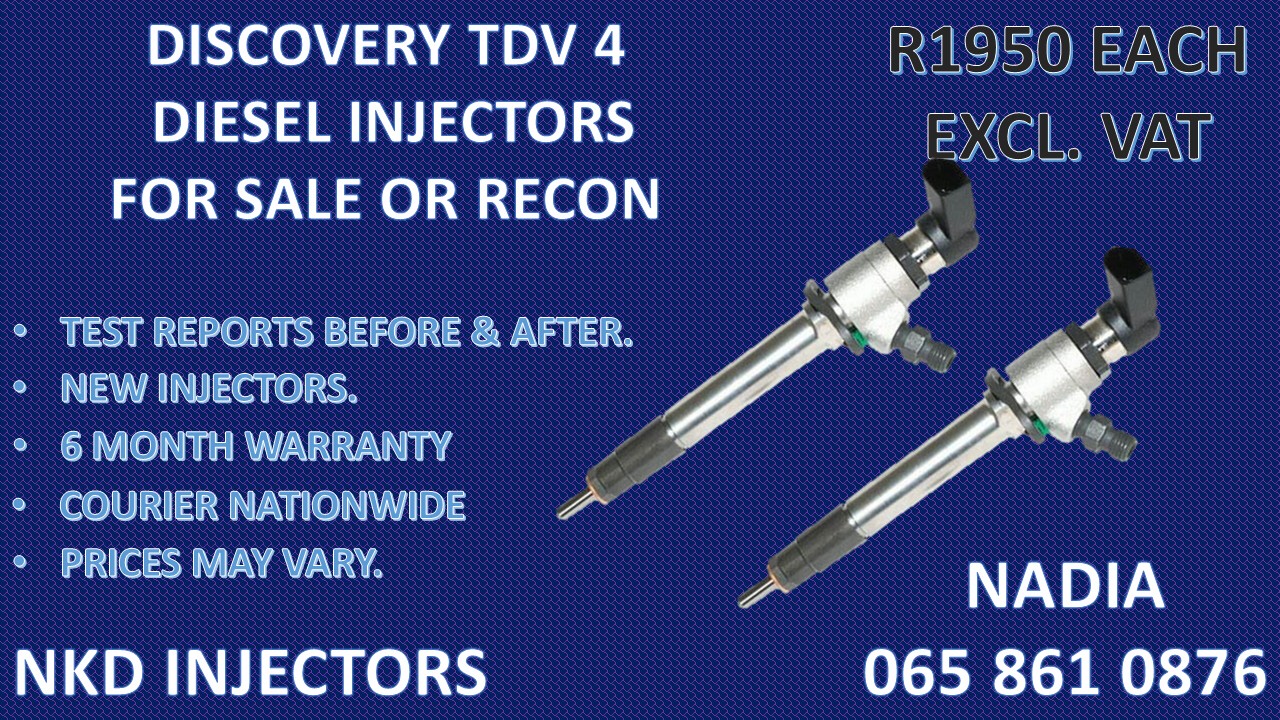 DIESEL INJECTORS FOR SALE FOR DISCOVERY. RECONDITIONED AND TESTED - Private Seller DIESEL INJECTORS FOR SALE FOR DISCOVERY. RECONDITIONED AND TESTED - Private Seller