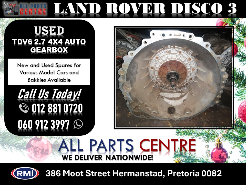 Land Rover Discovery 3 Used Tdv6 2.7 4×4 Automatic Gearbox for Sale Land Rover Discovery 3 Used Tdv6 2.7 4×4 Automatic Gearbox for Sale