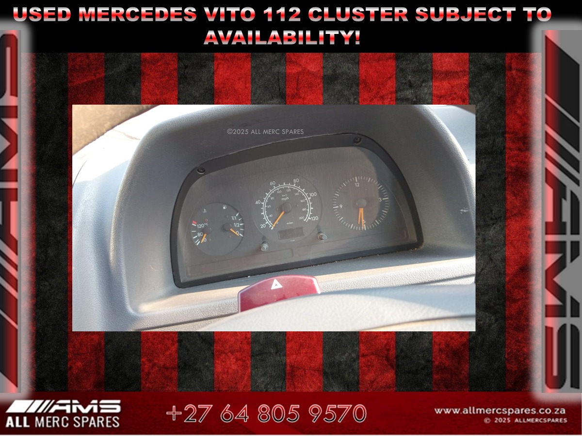 Used Mercedes Vito 112 W639 Cluster – For Sale - Private Seller Used Mercedes Vito 112 W639 Cluster – For Sale - Private Seller