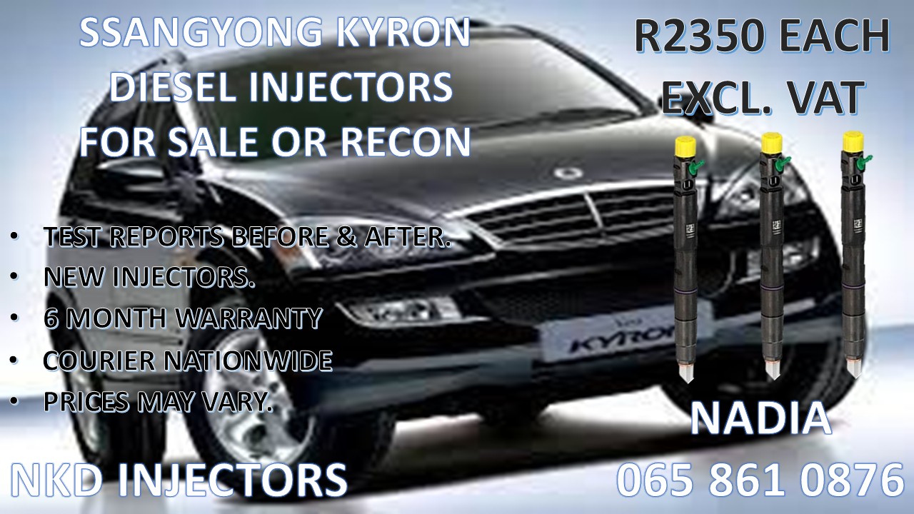 DIESEL INJECTORS FOR SALE FOR SSANGYONG KYRON - Private Seller DIESEL INJECTORS FOR SALE FOR SSANGYONG KYRON - Private Seller