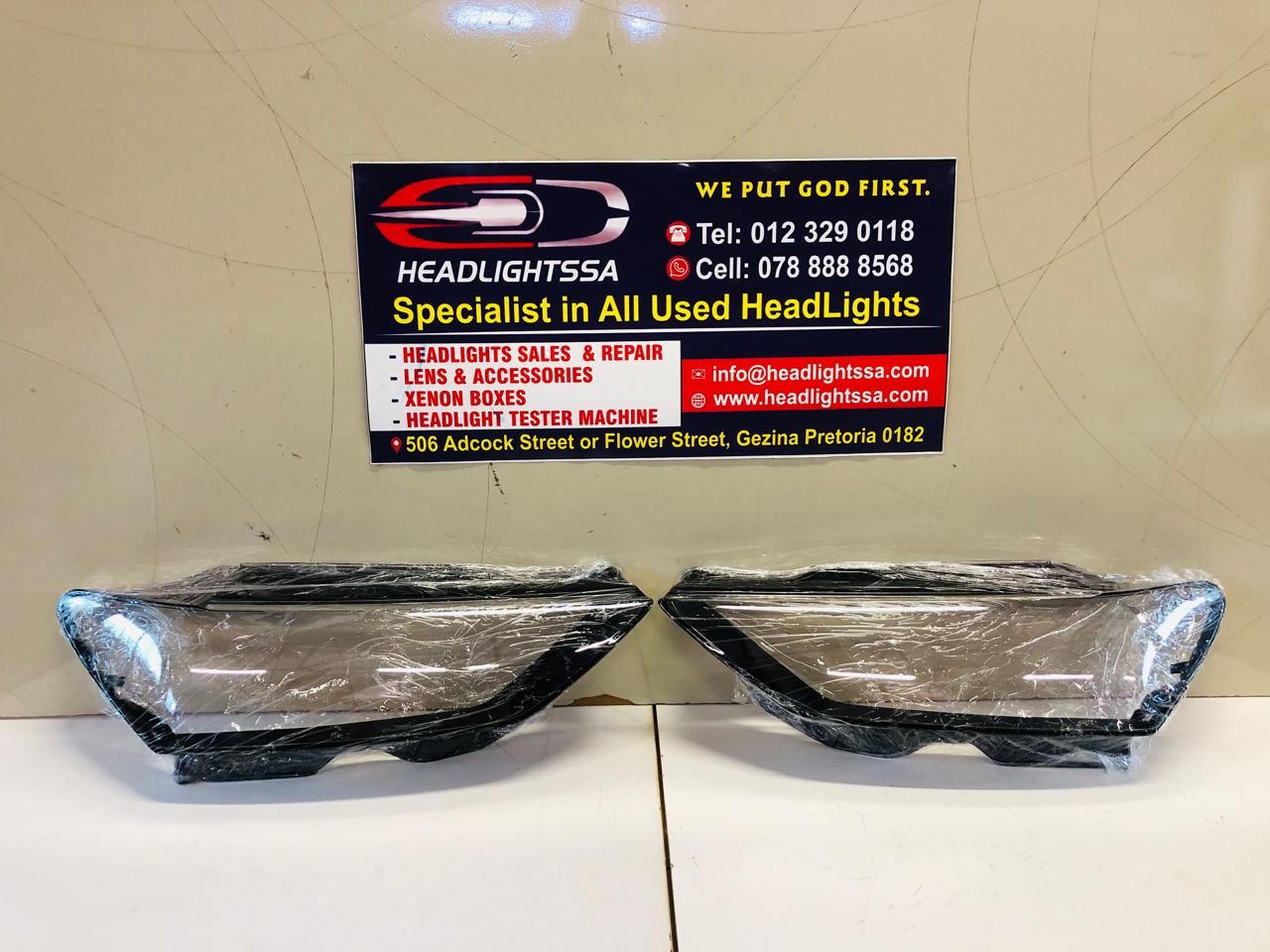 Audi A7 left and right side headlight replacement lens (2020) - Private Seller