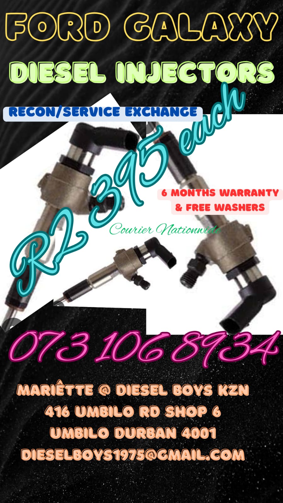 Ford Galaxy Diesel Injectors - Private Seller Ford Galaxy Diesel Injectors - Private Seller