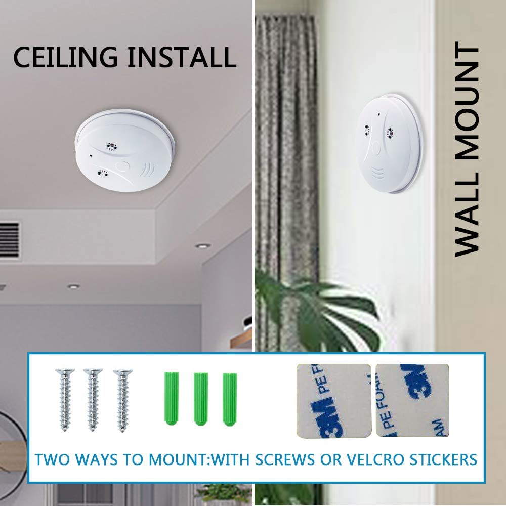 New Wireless Spy Smoke Detector HD Camera with WiFi and Motion Detection. NEW