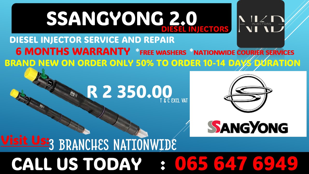 SSANGYONG 2L DIESEL INJECTORS - Private Seller SSANGYONG 2L DIESEL INJECTORS - Private Seller