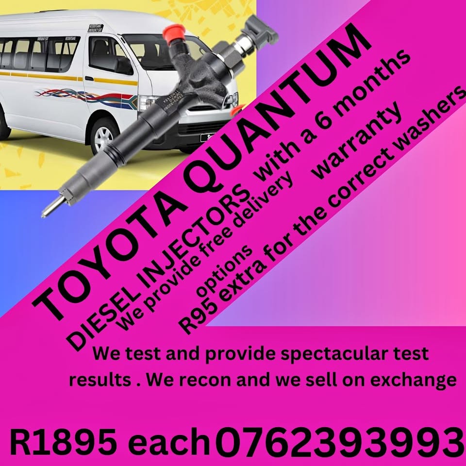 TOYOTA QUANTUM DIESEL INJECTORS - Private Seller TOYOTA QUANTUM DIESEL INJECTORS - Private Seller