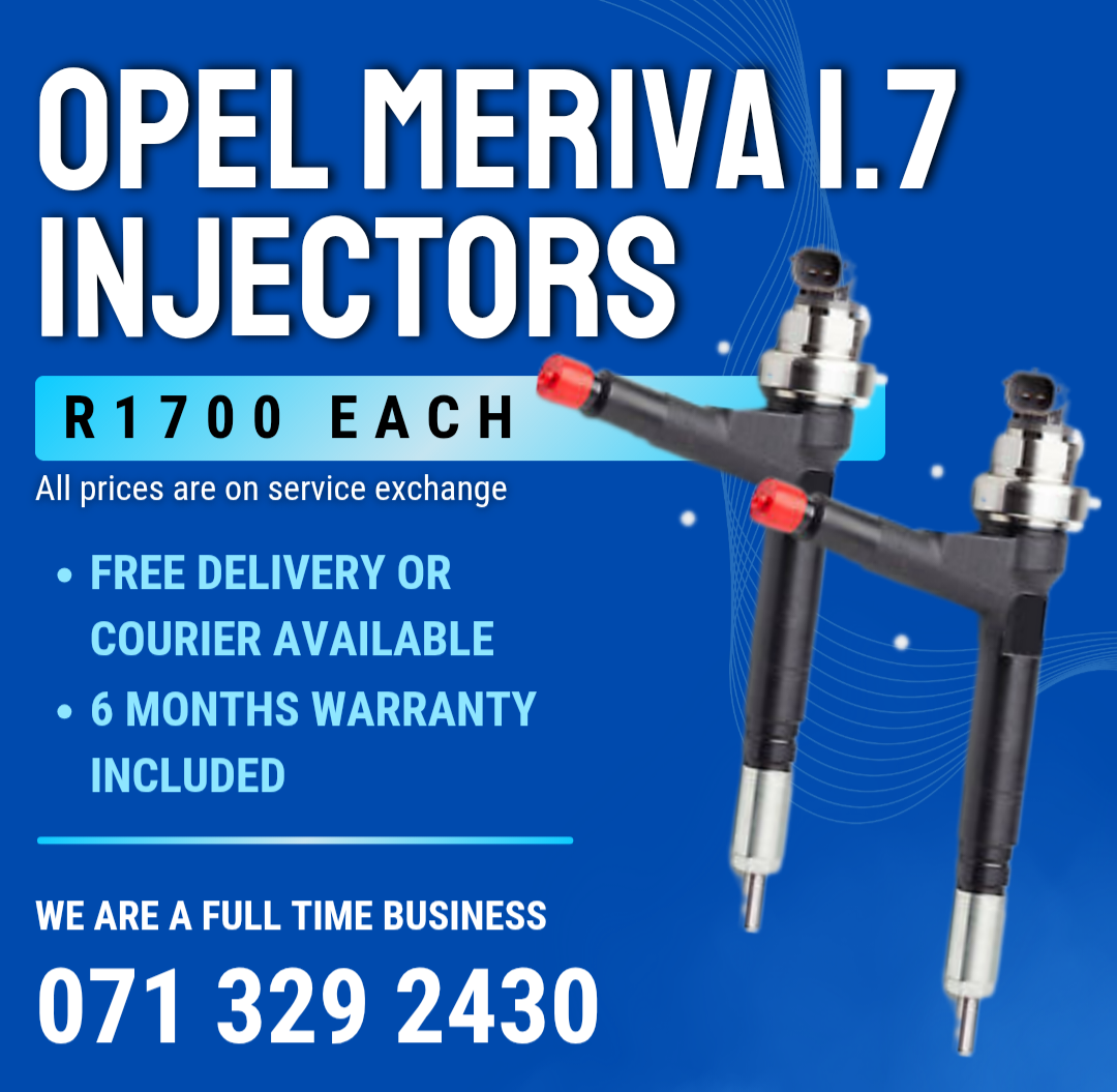 OPEL MERIVA 1.7 INJECTORS FOR SALE WITH WARRANTY - Private Seller OPEL MERIVA 1.7 INJECTORS FOR SALE WITH WARRANTY - Private Seller
