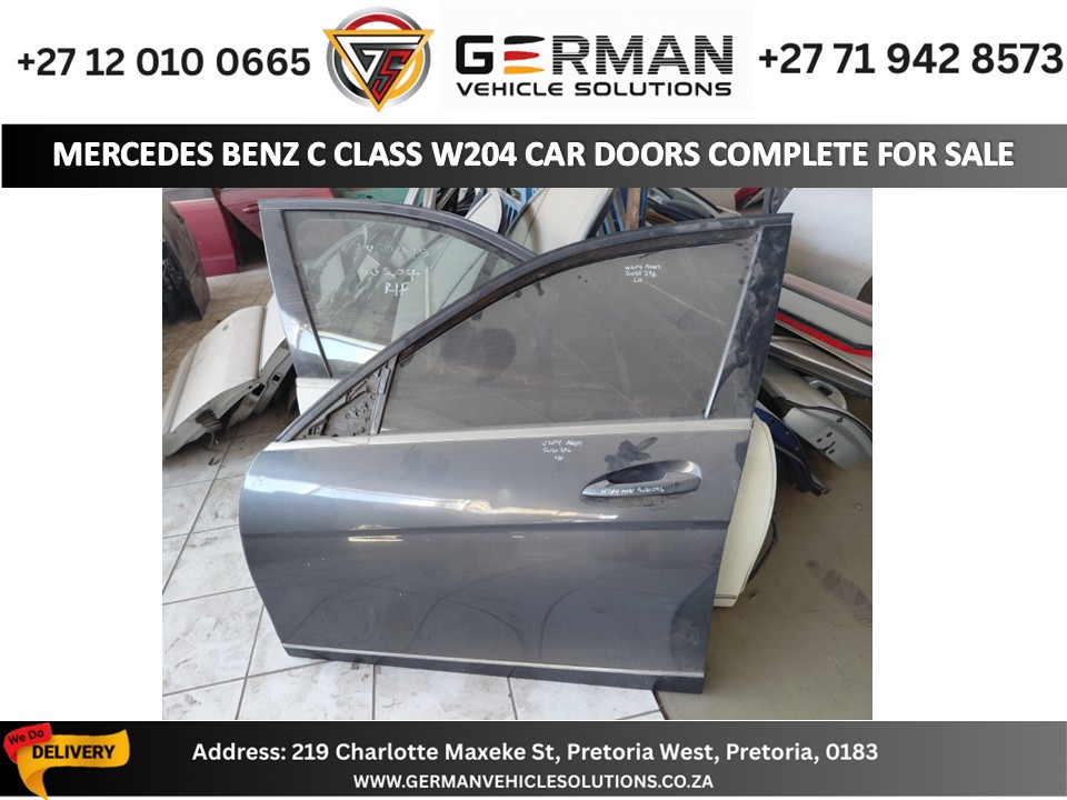 Mercedes Benz c class w204 car doors complete for sale - Private Seller