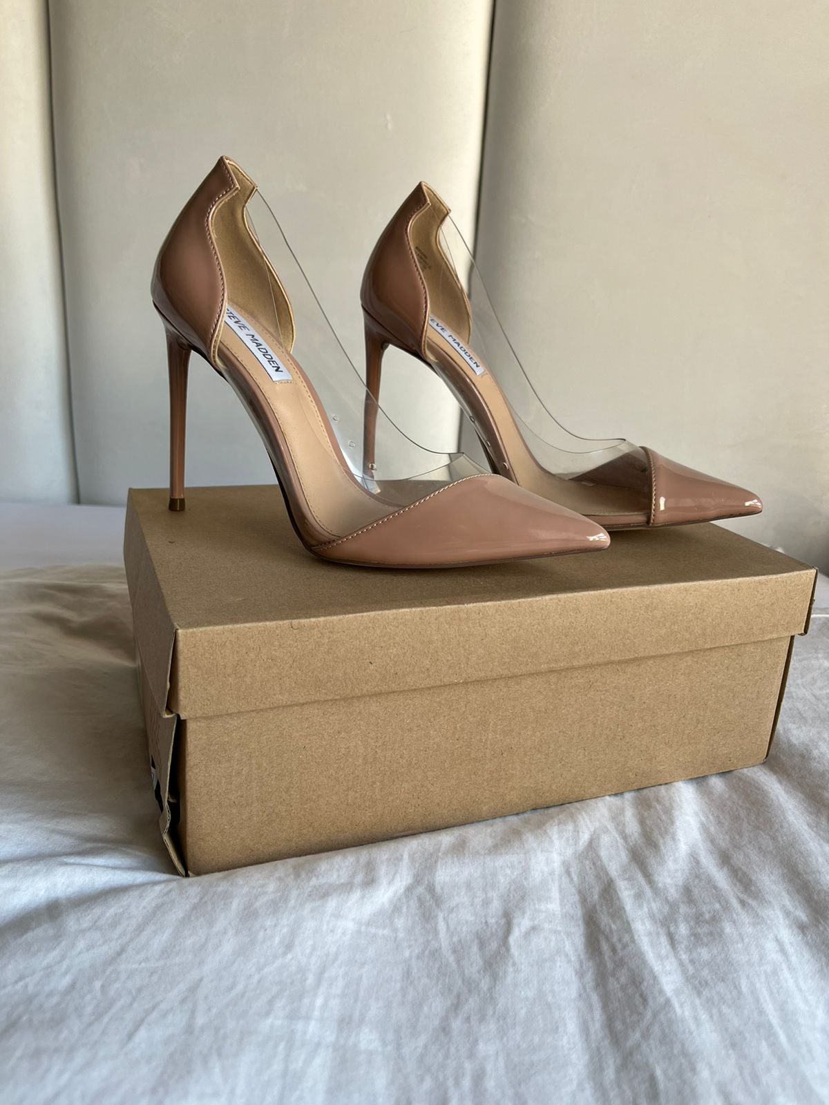 Steve madden outlet beige heels