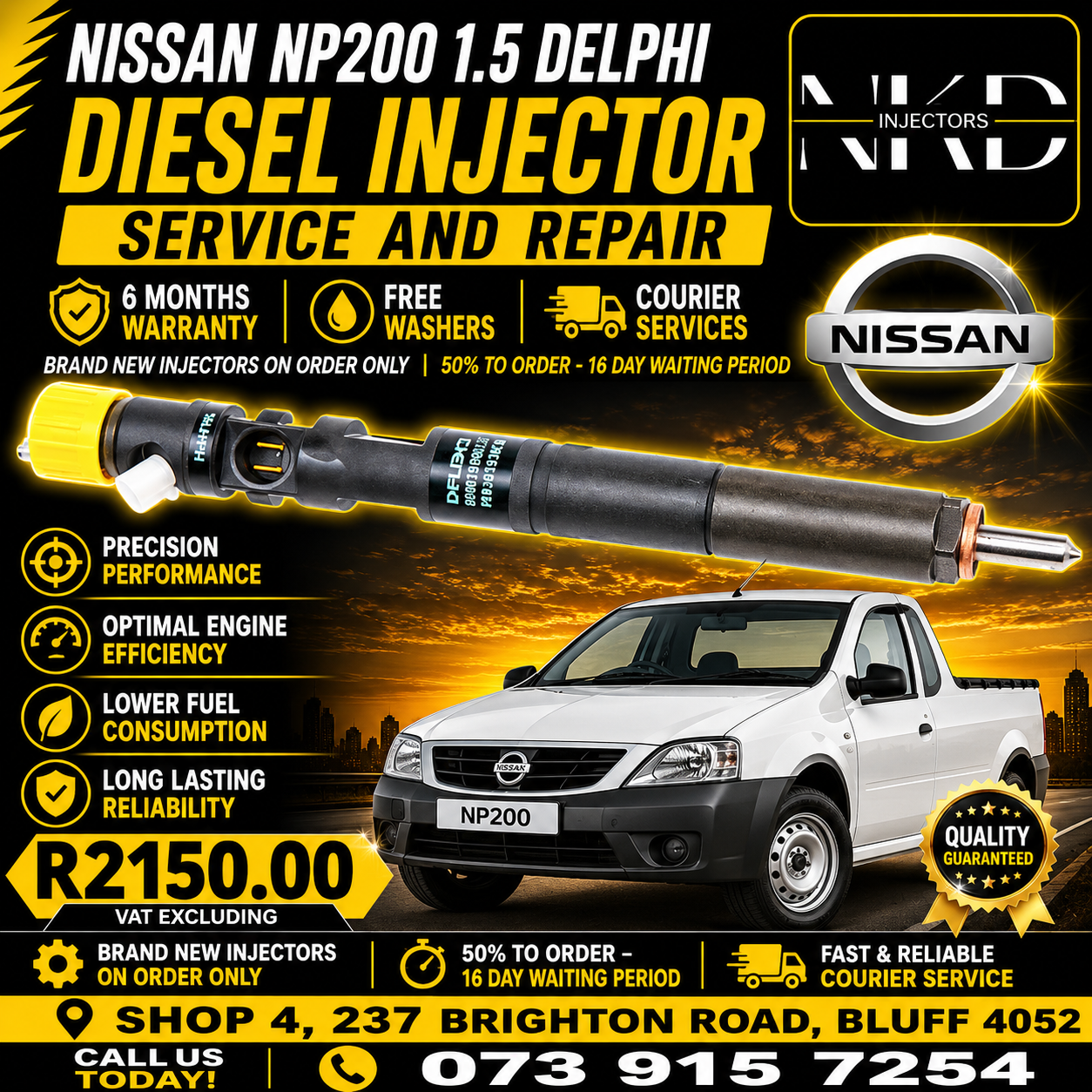 Repair_Nissan_Np200_1.5L_Injectors - Private Seller Repair_Nissan_Np200_1.5L_Injectors - Private Seller