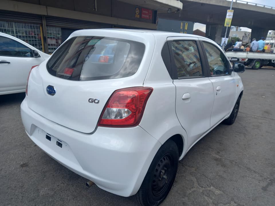 2018 DATSUN GO 1.2 PETROL, MANUAL TRANSMISSION, WHITE COLOUR, MILEAGE 75000KM