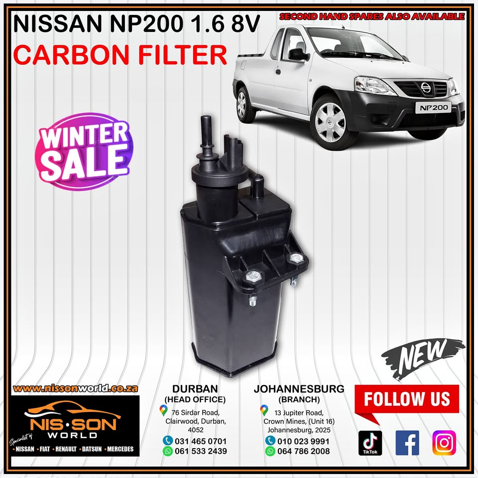 NISSAN NP200 1.6 8V CARBON FILTER