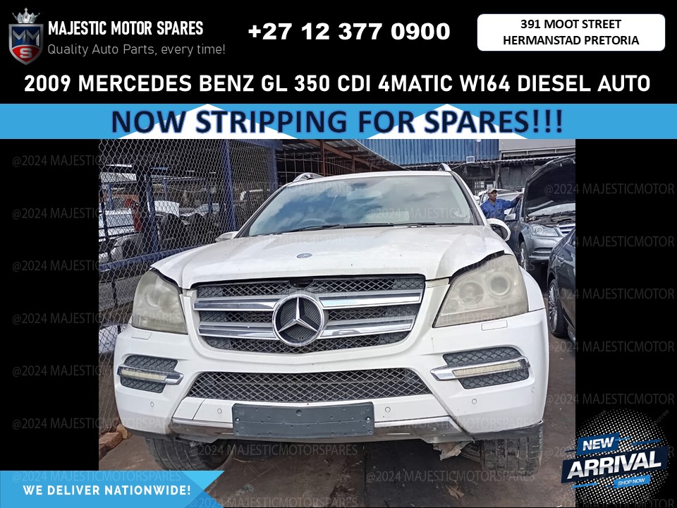 STRIPPING FOR SPARES: 2009 Mercedes-Benz GL 350 CDI 4MATIC (W164)