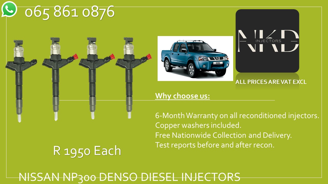 NISSAN NP300 EB30 DIESEL INJECTORS FOR SALE ON EXCHANGE OR RECON - Private Seller NISSAN NP300 EB30 DIESEL INJECTORS FOR SALE ON EXCHANGE OR RECON - Private Seller