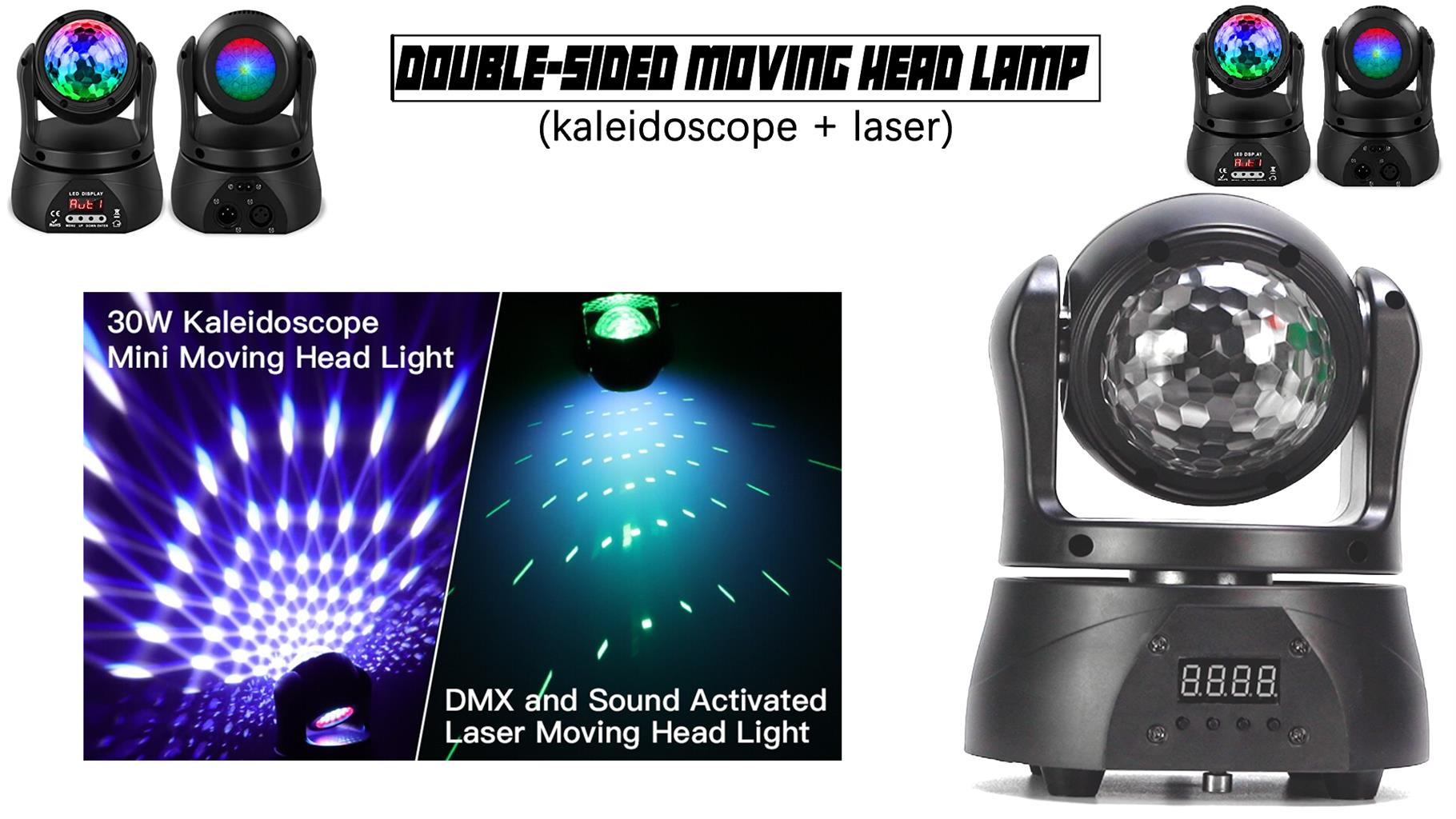 Professional Disco Moving Head Light DMX512 Stage, DJ Party Light. NEW PRODUCTS.