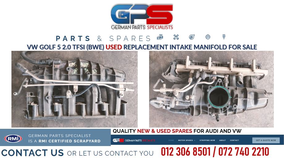 VW Golf 5 2.0 TFSI (BWE) used replacement intake manifold for sale - Private Seller VW Golf 5 2.0 TFSI (BWE) used replacement intake manifold for sale - Private Seller
