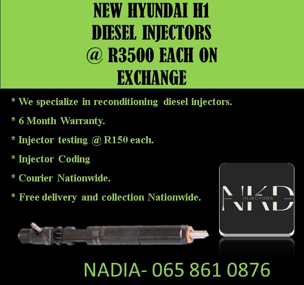 Hyundai H1 Delphi injectors for sale new - Private Seller Hyundai H1 Delphi injectors for sale new - Private Seller