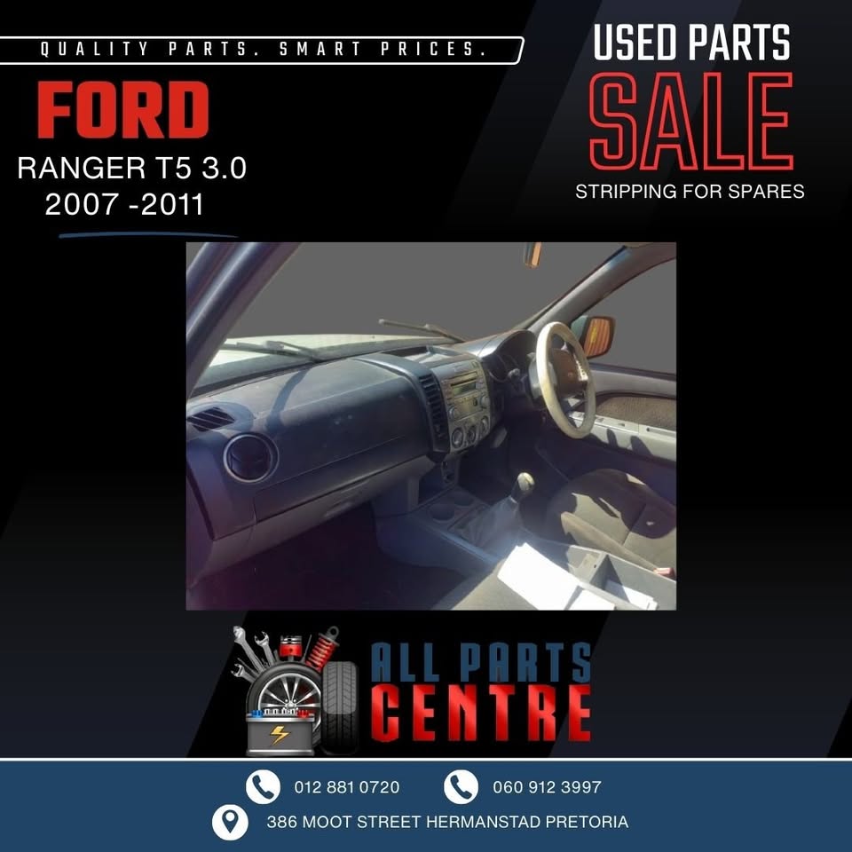 Ford Ranger T5 3.0 2007 WEAT diesel manual Stripping for Spares - Private Seller Ford Ranger T5 3.0 2007 WEAT diesel manual Stripping for Spares - Private Seller
