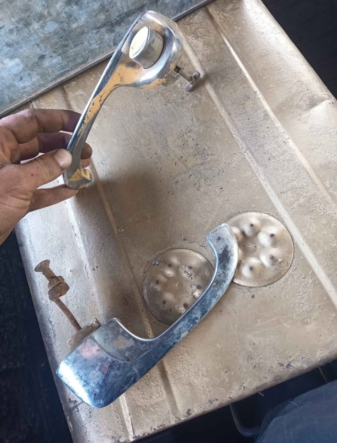 1958 Chevy parts. Two door handles - Private Seller