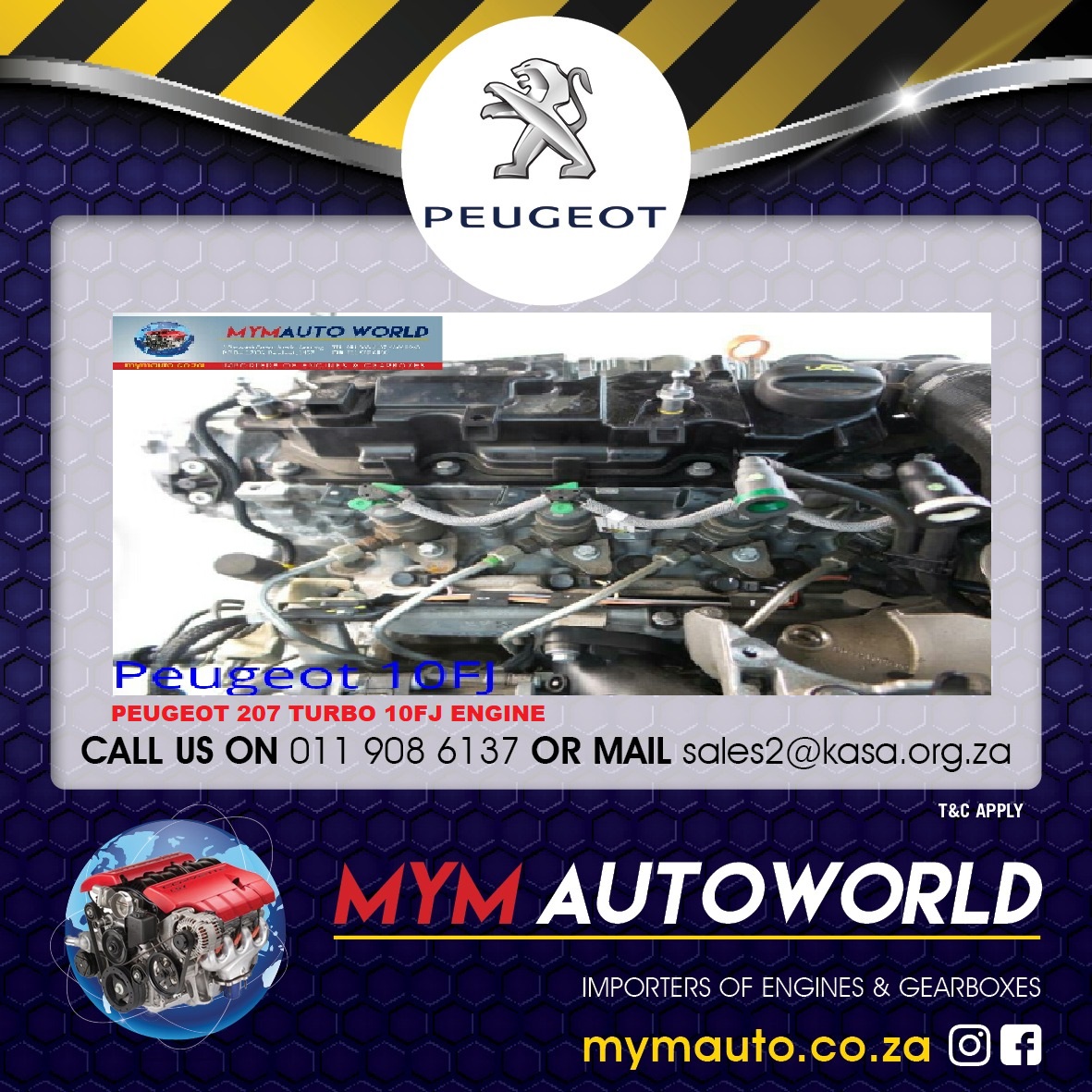 PEUGEOT 207 TURBO 10FJ SECOND HAND ENGINE - Private Seller