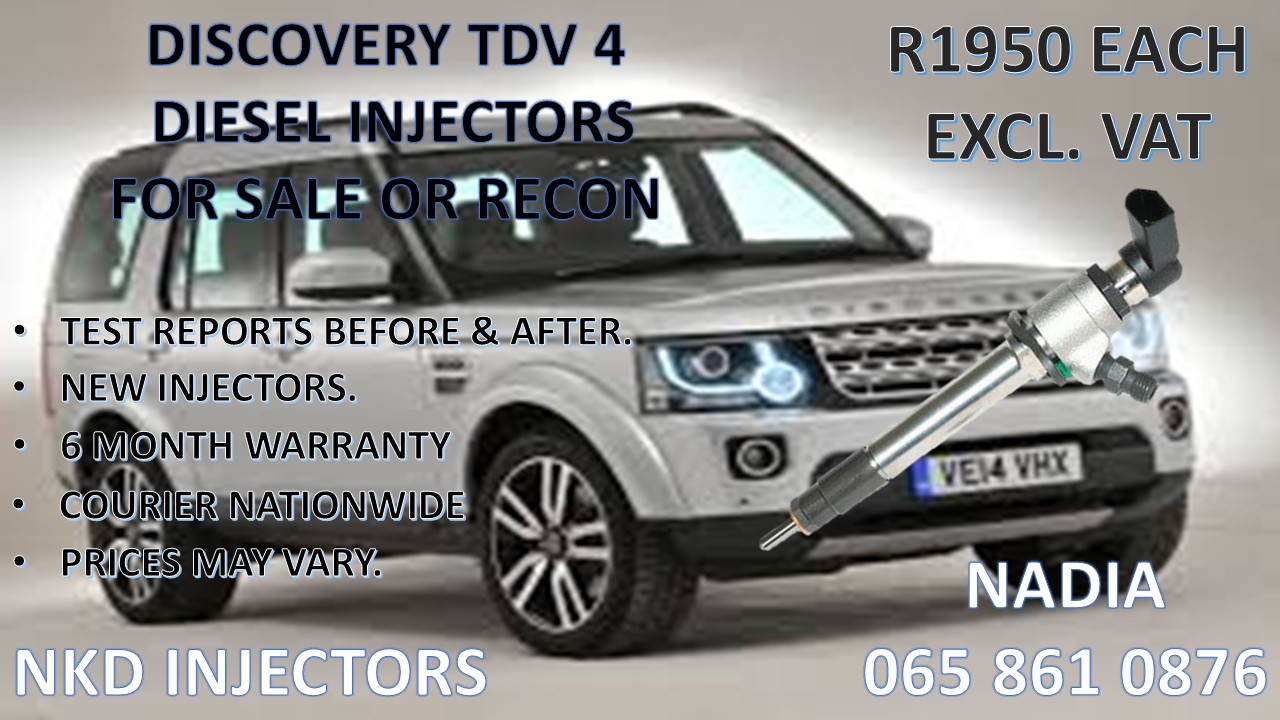DIESEL INJECTORS FOR SALE FOR DISCOVERY TDV 4 - Private Seller DIESEL INJECTORS FOR SALE FOR DISCOVERY TDV 4 - Private Seller