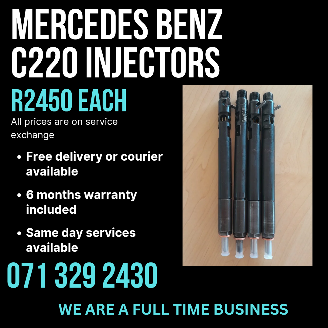 MERCEDES BENZ C220 INJECTORS FOR SALE WITH WARRANTY - Private Seller MERCEDES BENZ C220 INJECTORS FOR SALE WITH WARRANTY - Private Seller