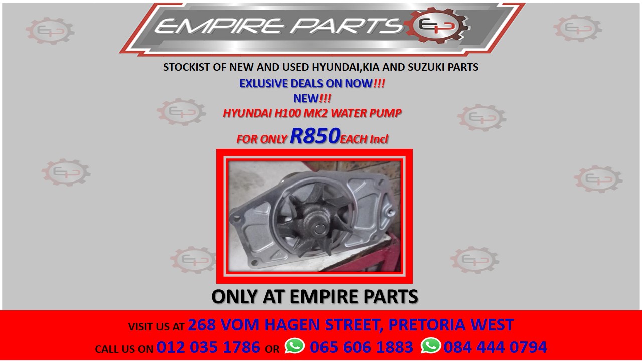 HYUNDAI H100 MK2 WATER PUMP - Private Seller HYUNDAI H100 MK2 WATER PUMP - Private Seller