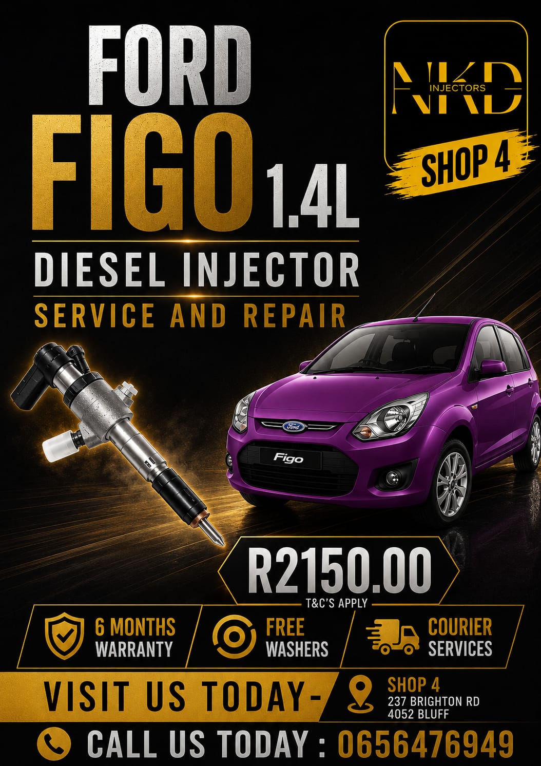 Injector_Repairs_For_Ford_Figo_1.4L_Diesel_Injectors - Private Seller Injector_Repairs_For_Ford_Figo_1.4L_Diesel_Injectors - Private Seller