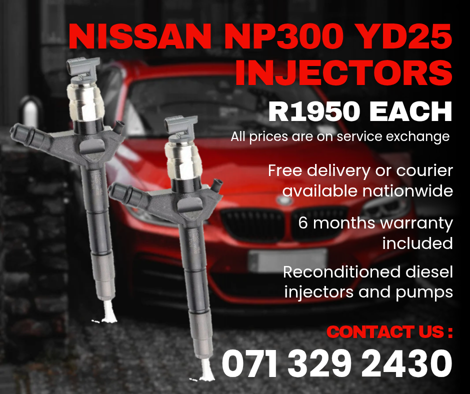 NISSAN NP300 YD25 INJECTORS FOR SALE WITH WARRANTY - Private Seller NISSAN NP300 YD25 INJECTORS FOR SALE WITH WARRANTY - Private Seller