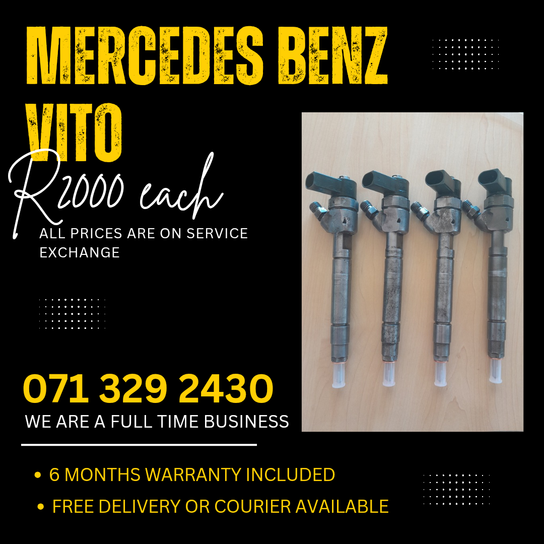 MERCEDES BENZ VITO DIESEL INJECTORS FOR SALE WITH WARRANTY - Private Seller MERCEDES BENZ VITO DIESEL INJECTORS FOR SALE WITH WARRANTY - Private Seller