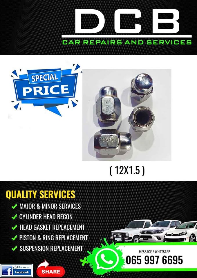 Wheel nuts – 12×1.5 Wheel nuts – 12×1.5