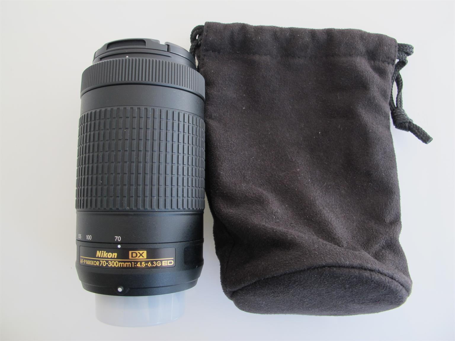 Nikon 70-300mm F4.5-6.3 AF-P G ED DX Lens LIKE NEW