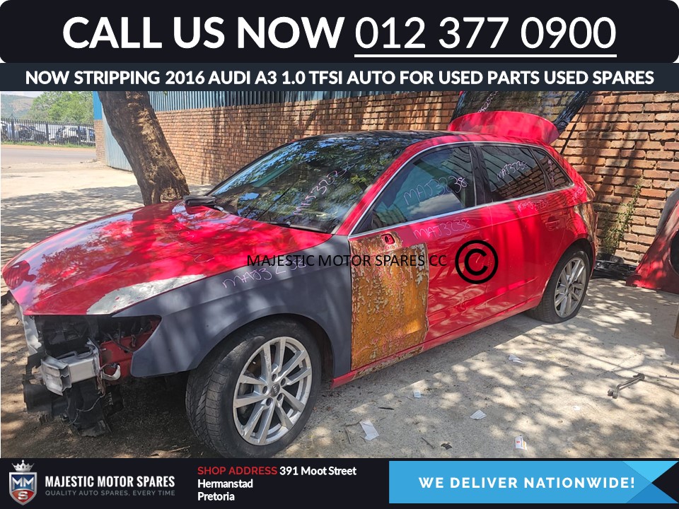 2016 Audi A3 1.0 TFSI Auto Stripping for Spares and Used Parts - Private Seller 2016 Audi A3 1.0 TFSI Auto Stripping for Spares and Used Parts - Private Seller